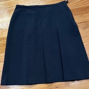 French Connection Classic dark grey A-Line wide pleated Skirt
